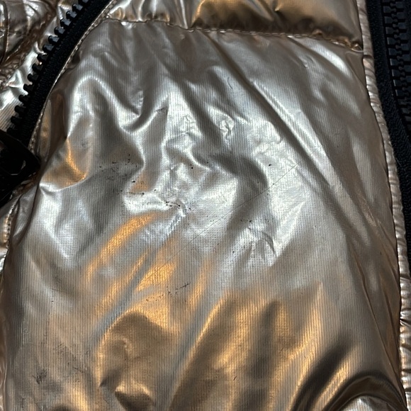 SAM Girls Gold and Shearling Winter Puffer Jacket Size 10 - Picture 3 of 10